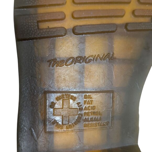 Dr. Martens Size 8 Women's White Floral Boho Combat Boots Pascal Fairy Grunge - Picture 13 of 16